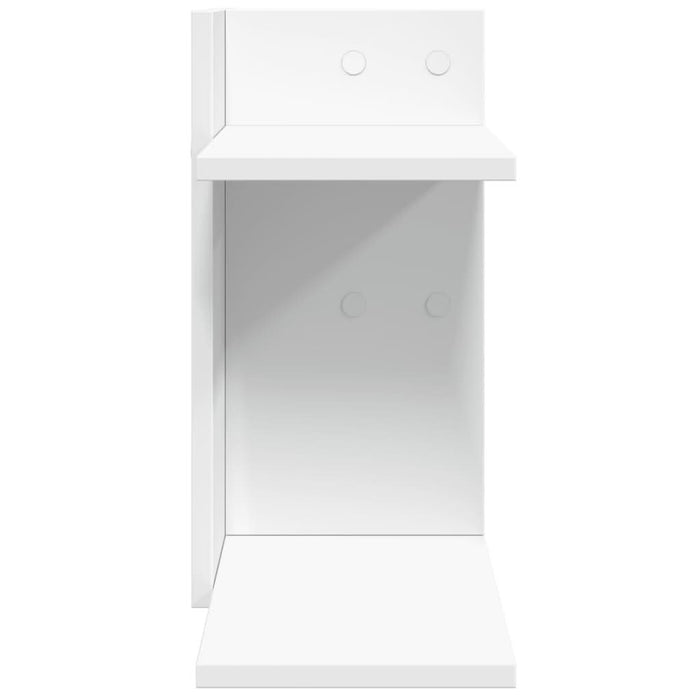 Organizator de birou, alb, 42x21,5x42 cm, lemn prelucrat - WALTI WALTI