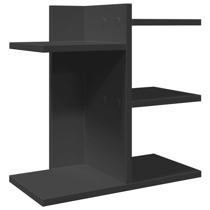 Organizator birou, negru, 42x21,5x42 cm lemn prelucrat WALTI