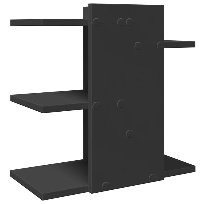 Organizator birou, negru, 42x21,5x42 cm lemn prelucrat WALTI