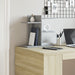 Organizator de birou, gri sonoma, 42x21,5x42 cm lemn prelucrat - WALTI WALTI