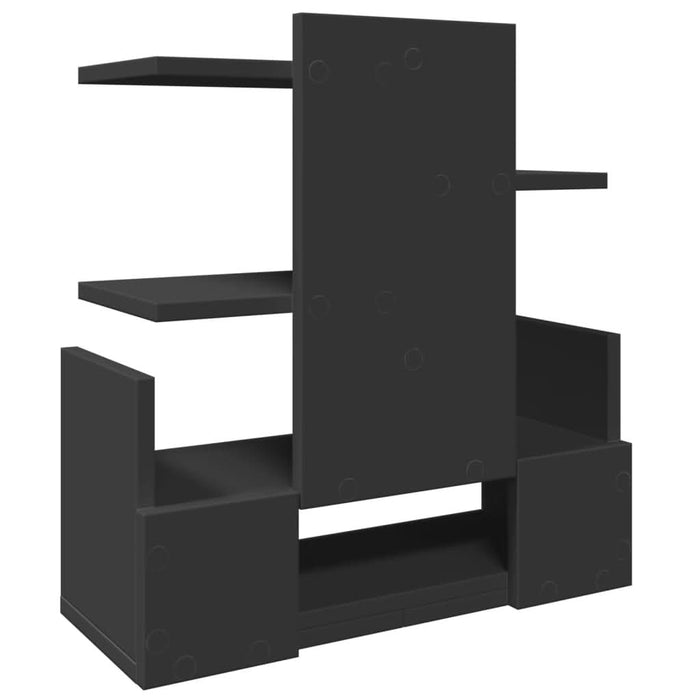 Organizator de birou, negru, 49x20x52,5 cm, lemn prelucrat - WALTI WALTI