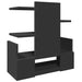 Organizator de birou, negru, 49x20x52,5 cm, lemn prelucrat - WALTI WALTI