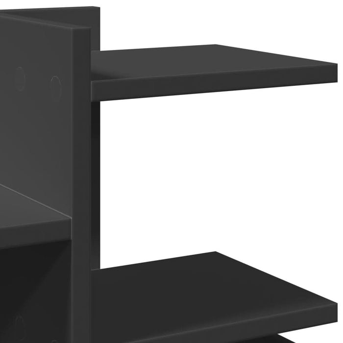 Organizator de birou, negru, 49x20x52,5 cm, lemn prelucrat - WALTI WALTI