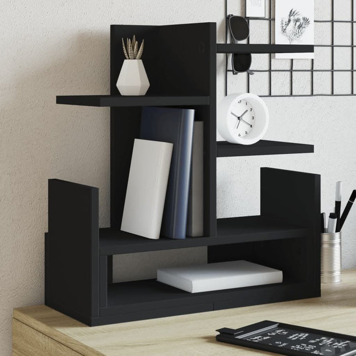 Organizator de birou, negru, 49x20x52,5 cm, lemn prelucrat - WALTI WALTI