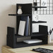 Organizator de birou, negru, 49x20x52,5 cm, lemn prelucrat - WALTI WALTI