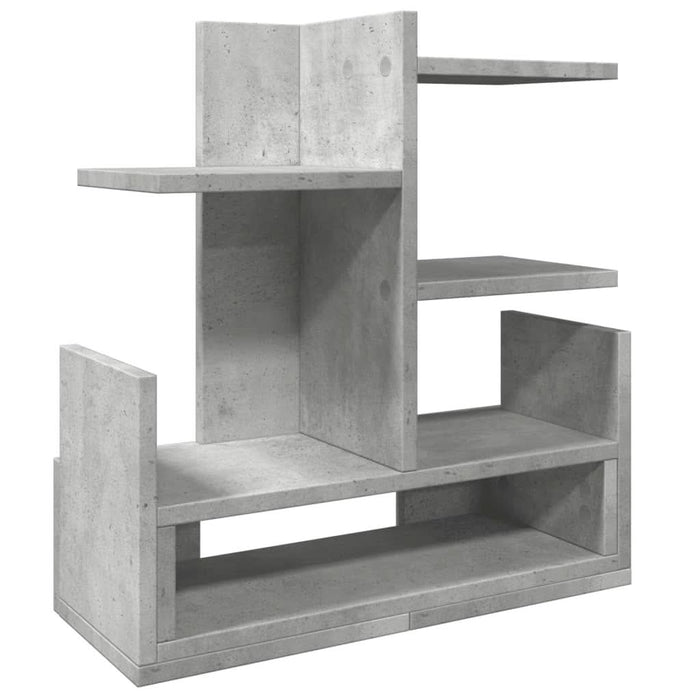 Organizator birou, gri beton, 49x20x52,5 cm lemn prelucrat - WALTI WALTI
