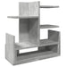 Organizator birou, gri beton, 49x20x52,5 cm lemn prelucrat - WALTI WALTI