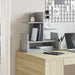 Organizator birou, gri beton, 49x20x52,5 cm lemn prelucrat - WALTI WALTI