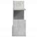 Organizator birou, gri beton, 49x20x52,5 cm lemn prelucrat - WALTI WALTI
