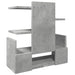 Organizator birou, gri beton, 49x20x52,5 cm lemn prelucrat - WALTI WALTI