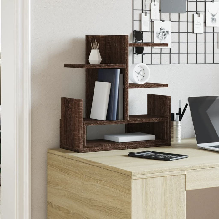 Organizator birou, stejar maro, 49x20x52,5 cm lemn prelucrat - WALTI WALTI