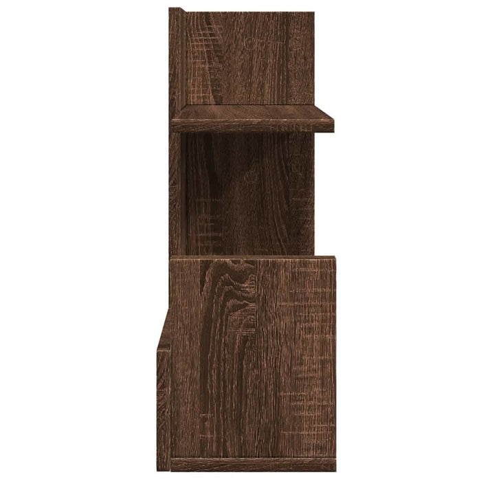 Organizator birou, stejar maro, 49x20x52,5 cm lemn prelucrat - WALTI WALTI