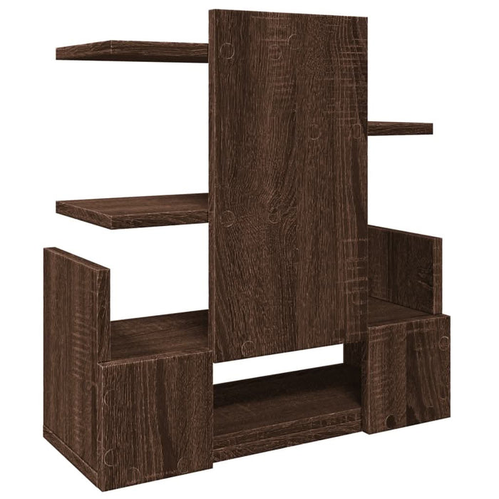Organizator birou, stejar maro, 49x20x52,5 cm lemn prelucrat - WALTI WALTI