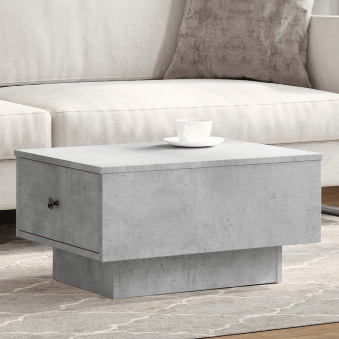 Măsuță de cafea, gri beton, 60x45x31 cm, lemn prelucrat - WALTI WALTI