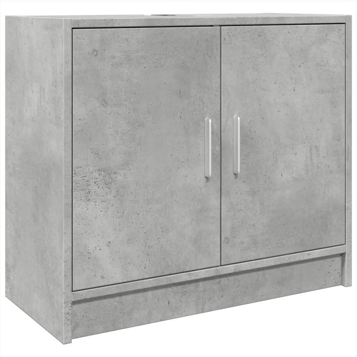 Dulap de chiuvetă, gri beton, 63x29x55 cm, lemn prelucrat - WALTI WALTI