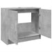 Dulap de chiuvetă, gri beton, 63x29x55 cm, lemn prelucrat - WALTI WALTI