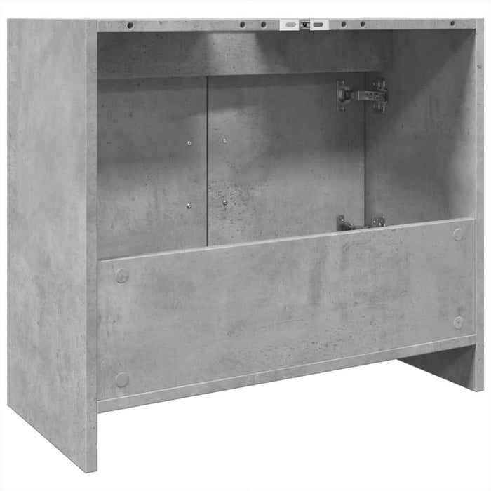 Dulap de chiuvetă, gri beton, 63x29x55 cm, lemn prelucrat - WALTI WALTI