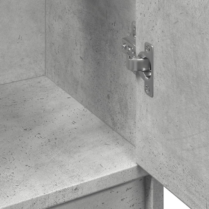 Dulap de chiuvetă, gri beton, 63x29x55 cm, lemn prelucrat - WALTI WALTI
