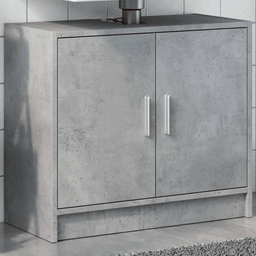 Dulap de chiuvetă, gri beton, 63x29x55 cm, lemn prelucrat - WALTI WALTI
