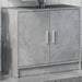 Dulap de chiuvetă, gri beton, 63x29x55 cm, lemn prelucrat - WALTI WALTI