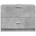 Dulap de chiuvetă, gri beton, 78x37x59 cm, lemn prelucrat - WALTI WALTI