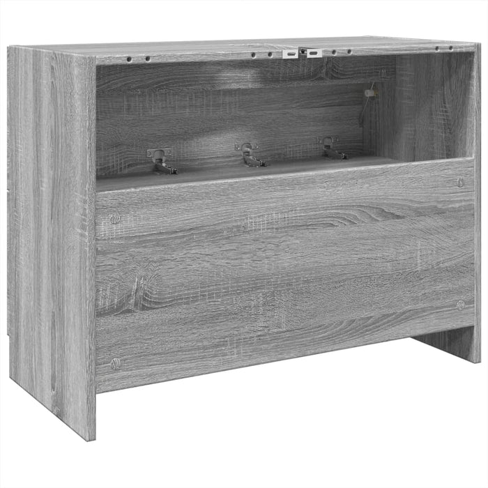 Dulap de chiuvetă, gri sonoma, 78x37x59 cm, lemn prelucrat - WALTI WALTI