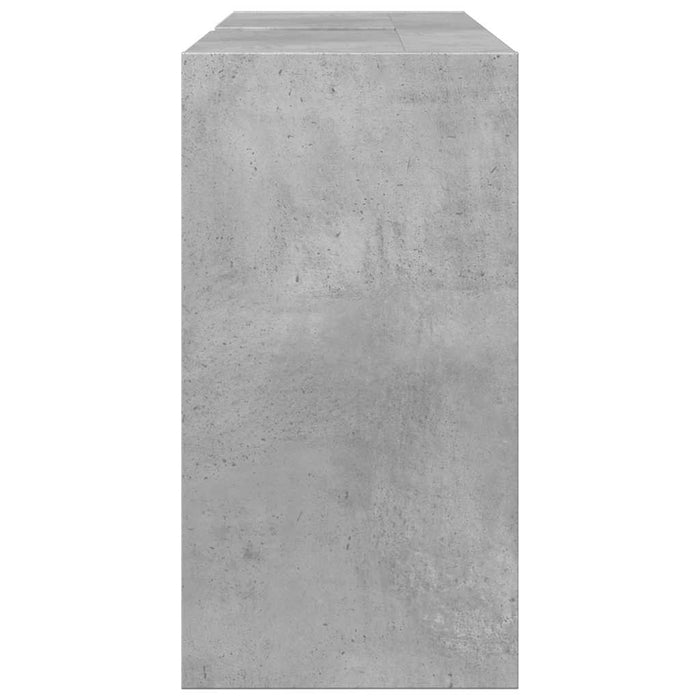 Dulap de chiuvetă, gri beton, 90x29x55 cm, lemn prelucrat - WALTI WALTI
