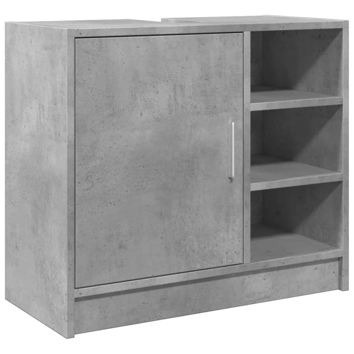 Dulap de chiuvetă, gri beton, 63x29x55 cm, lemn prelucrat - WALTI WALTI