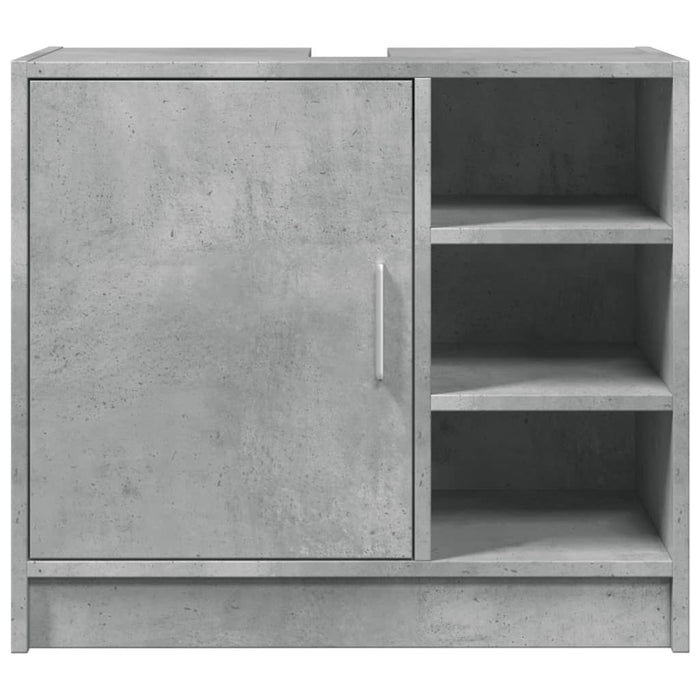 Dulap de chiuvetă, gri beton, 63x29x55 cm, lemn prelucrat - WALTI WALTI