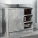 Dulap de chiuvetă, gri beton, 63x29x55 cm, lemn prelucrat - WALTI WALTI