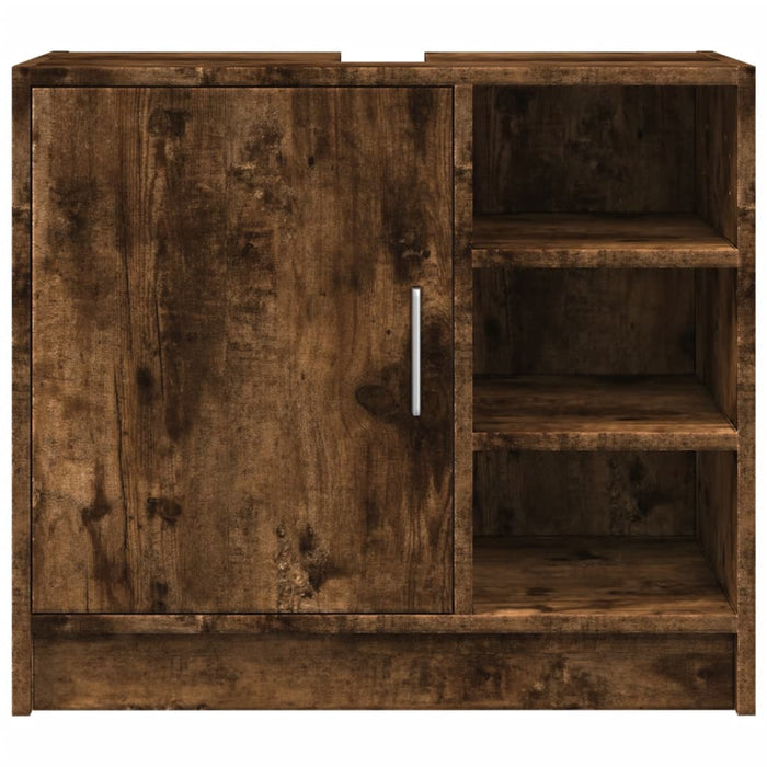 Dulap de chiuvetă, stejar fumuriu, 63x29x55 cm, lemn prelucrat - WALTI WALTI