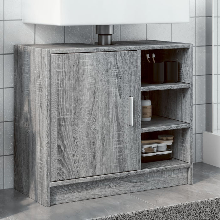 Dulap de chiuvetă, gri sonoma, 63x29x55 cm, lemn prelucrat - WALTI WALTI