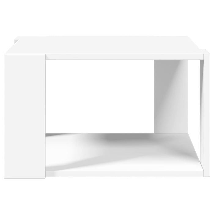 Masă de cafea albă 51,5x51,5x30 cm, lemn stratificat WALTI