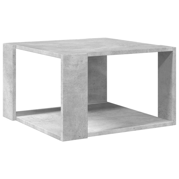 Măsuță de cafea, gri beton, 51,5x51,5x30 cm, lemn prelucrat - WALTI WALTI