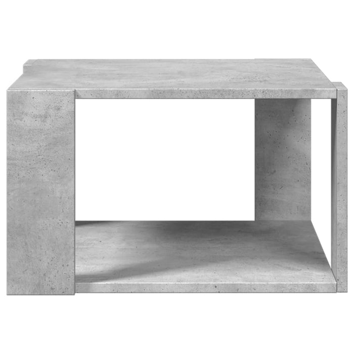 Măsuță de cafea, gri beton, 51,5x51,5x30 cm, lemn prelucrat - WALTI WALTI