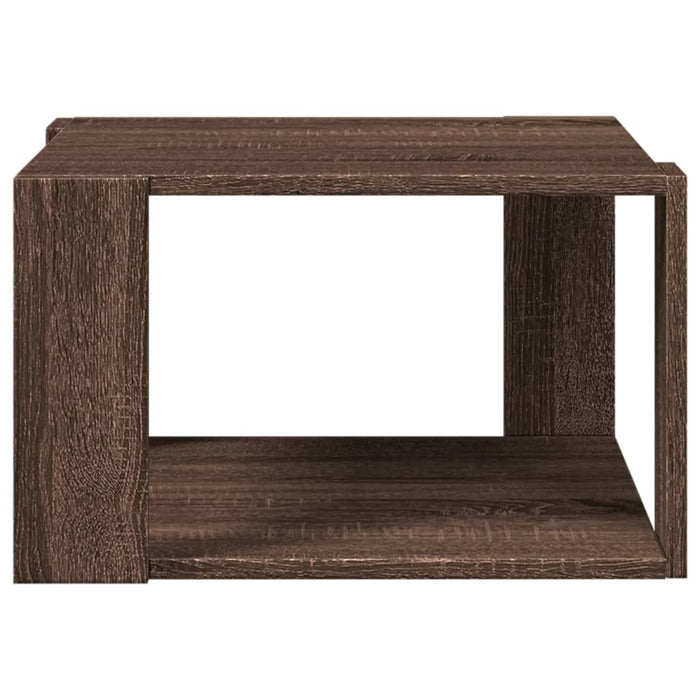 Măsuță de cafea, stejar maro, 51,5x51,5x30 cm, lemn prelucrat - WALTI WALTI