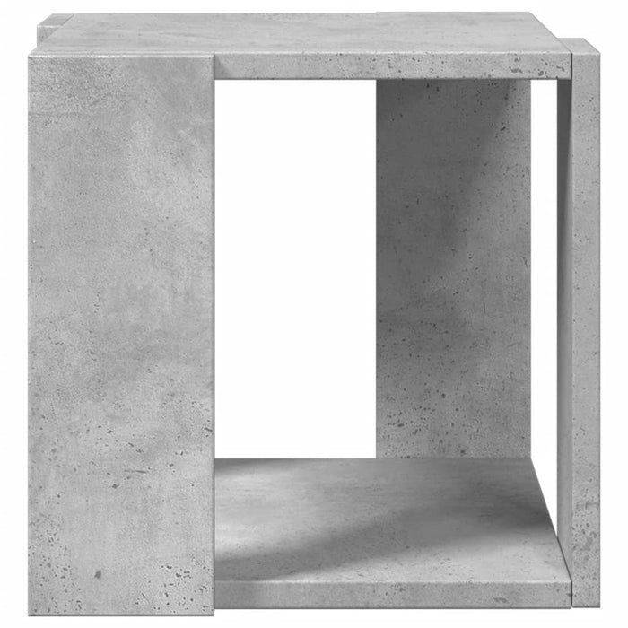 Măsuță de cafea, gri beton, 32x32x30 cm, lemn prelucrat - WALTI WALTI