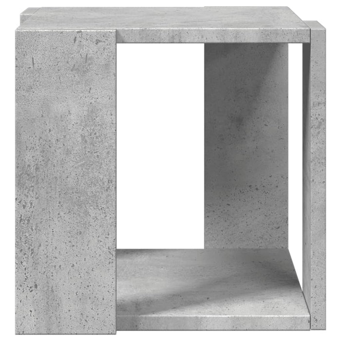 Măsuță de cafea, gri beton, 32x32x30 cm, lemn prelucrat - WALTI WALTI