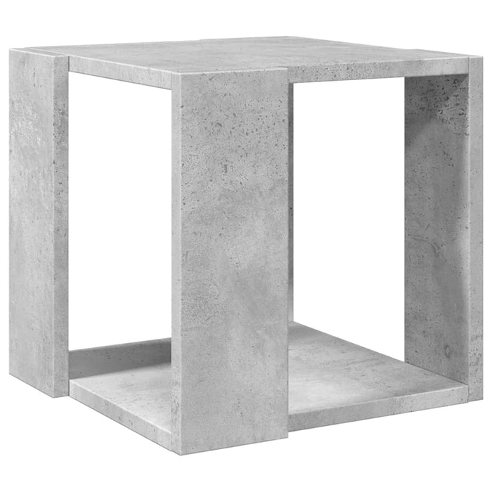 Măsuță de cafea, gri beton, 32x32x30 cm, lemn prelucrat - WALTI WALTI