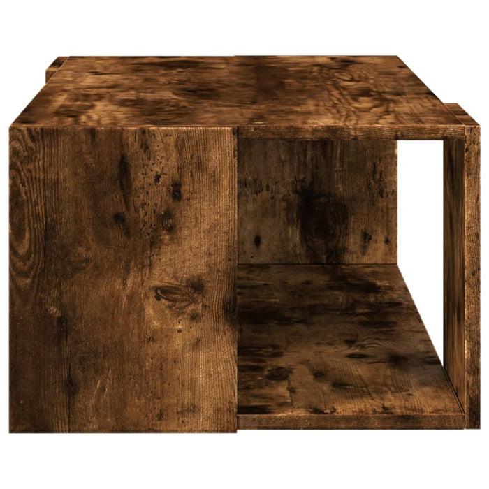 Măsuță de cafea, stejar afumat, 89,5x48x30 cm, lemn prelucrat - WALTI WALTI