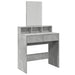 Masă de toaletă cu oglindă, gri beton, 80x41x144,5 cm - WALTI WALTI