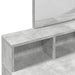 Masă de toaletă cu oglindă, gri beton, 80x41x144,5 cm - WALTI WALTI
