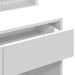 Masă de toaletă cu LED, alb, 80x41x144,5 cm - WALTI WALTI