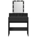 Masă de toaletă cu LED, negru, 80x41x144,5 cm - WALTI WALTI