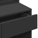 Masă de toaletă cu LED, negru, 80x41x144,5 cm - WALTI WALTI