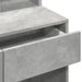 Masă de toaletă cu LED, gri beton, 80x41x144,5 cm - WALTI WALTI
