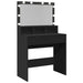 Masă de toaletă cu LED, negru, 80x41x134,5 cm - WALTI WALTI