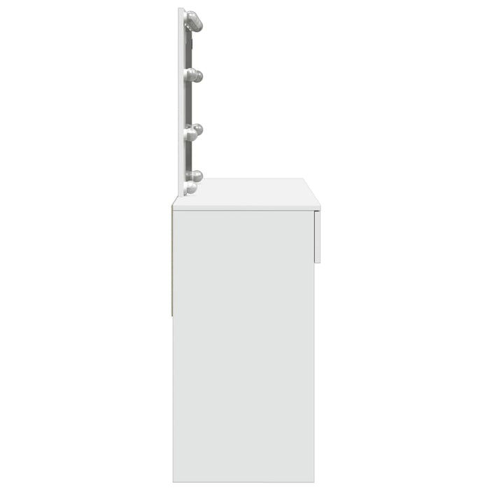 Masă de toaletă cu LED, alb, 100x40x130 cm - WALTI WALTI
