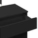 Masă de toaletă cu LED, negru, 100x40x130 cm - WALTI WALTI