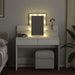 Masă de toaletă cu LED, alb, 100x40x130 cm - WALTI WALTI